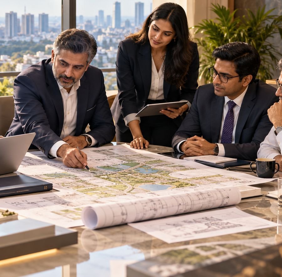 TDR Estate team in discussion